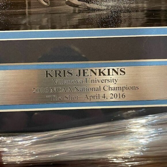 Kris Jenkins signed autographed "the Shot" Villanova 16x20 framed photo JSA - Picture 5 of 5